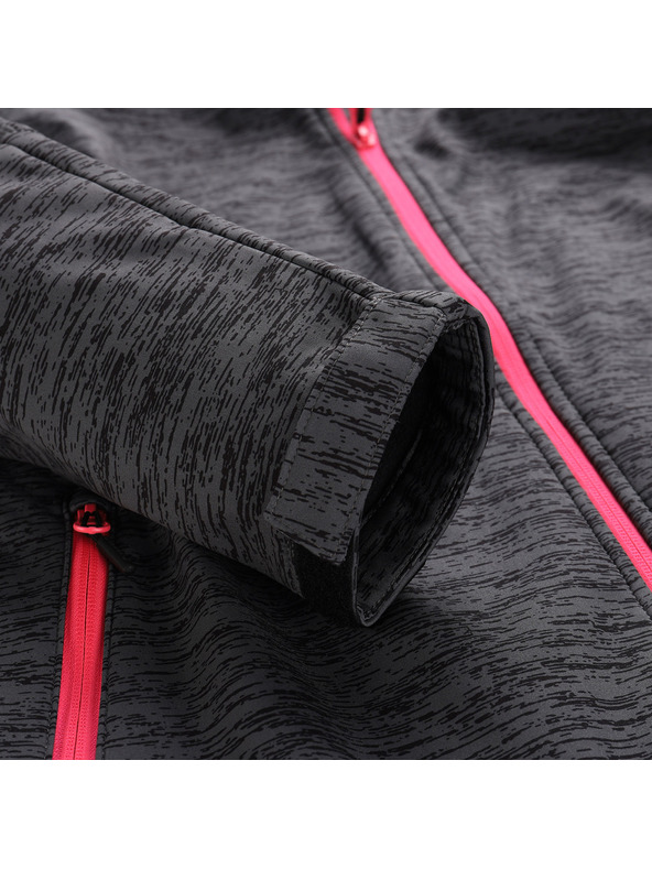 ALPINE PRO Női softshell dzseki dwr kezeléssel ALPINE PRO HERASA dk.true gray