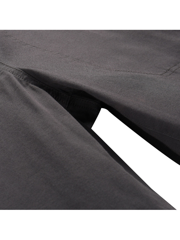 ALPINE PRO Női pamut nadrág ALPINE PRO ZAMENA sötétszürke