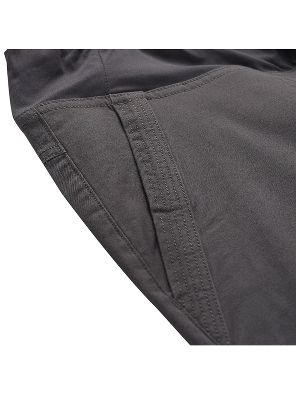 ALPINE PRO Női pamut nadrág ALPINE PRO ZAMENA sötétszürke