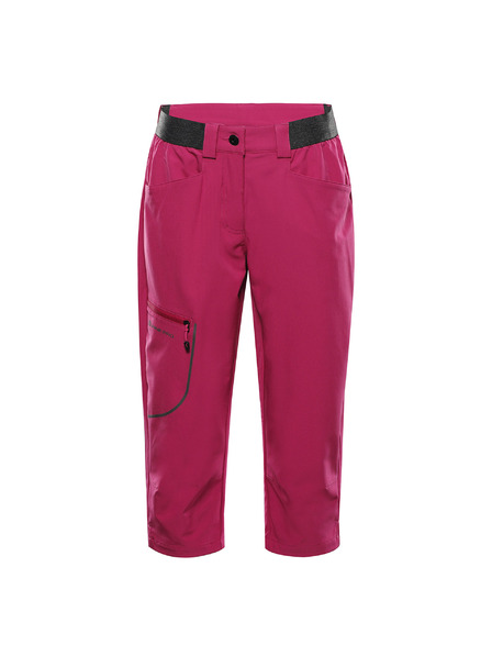 ALPINE PRO Női softshell capri nadrág ALPINE PRO WEDERA 2 fuchsia red
