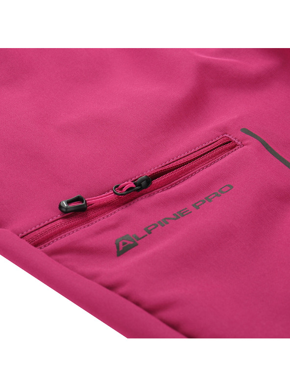 ALPINE PRO Női softshell capri nadrág ALPINE PRO WEDERA 2 fuchsia red