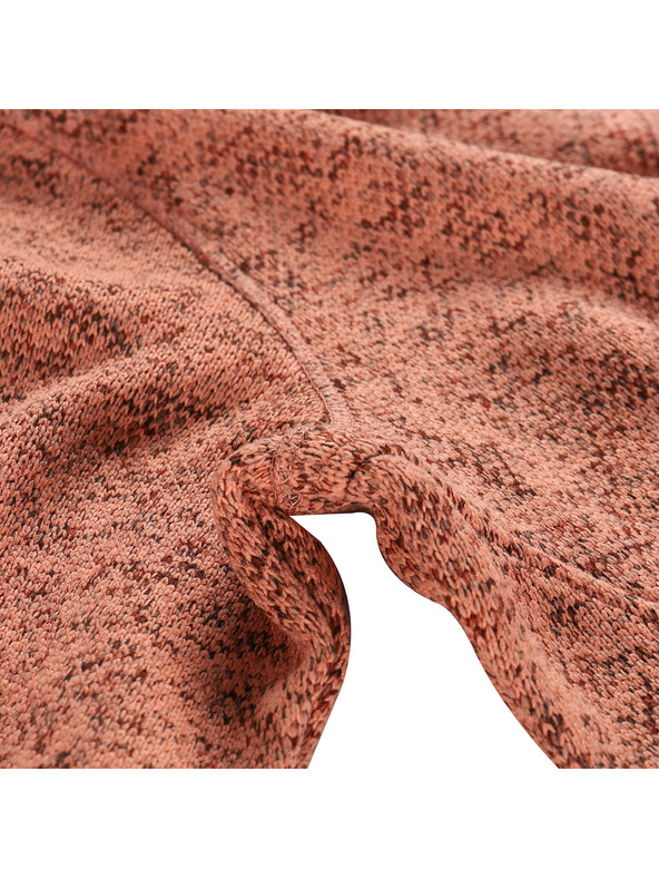 ALPINE PRO Női meleg cipzáras pulóver ALPINE PRO ZEGA 2 rőt narancs