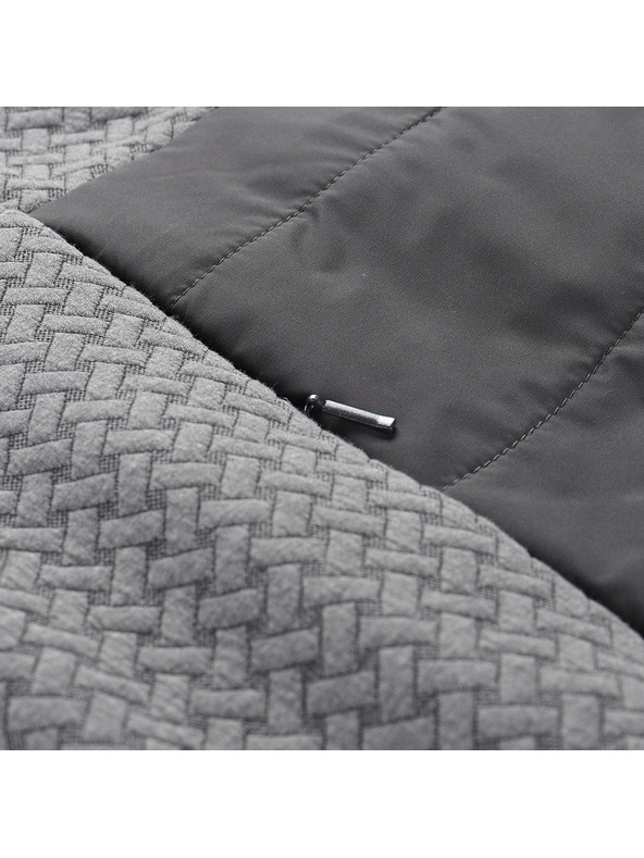 ALPINE PRO Női meleg béléses ruha hi-therm ALPINE PRO OLWA sötét igaz szürke