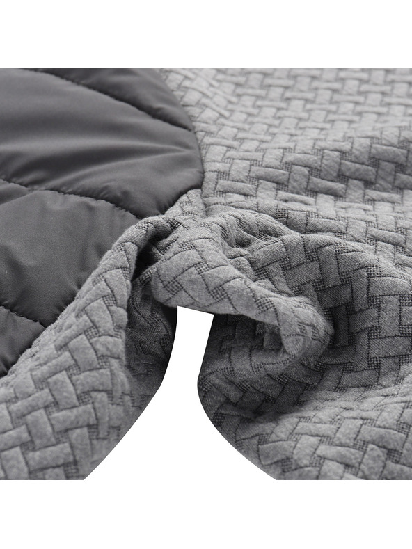 ALPINE PRO Női meleg béléses ruha hi-therm ALPINE PRO OLWA sötét igaz szürke