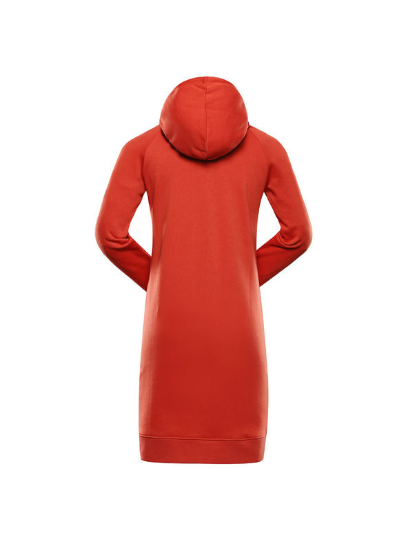 ALPINE PRO Női pulóver ruha ALPINE PRO OLEBA piros agyag