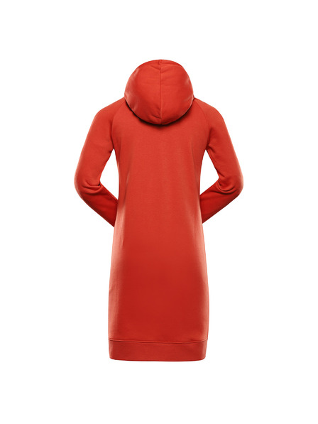 ALPINE PRO Női pulóver ruha ALPINE PRO OLEBA piros agyag