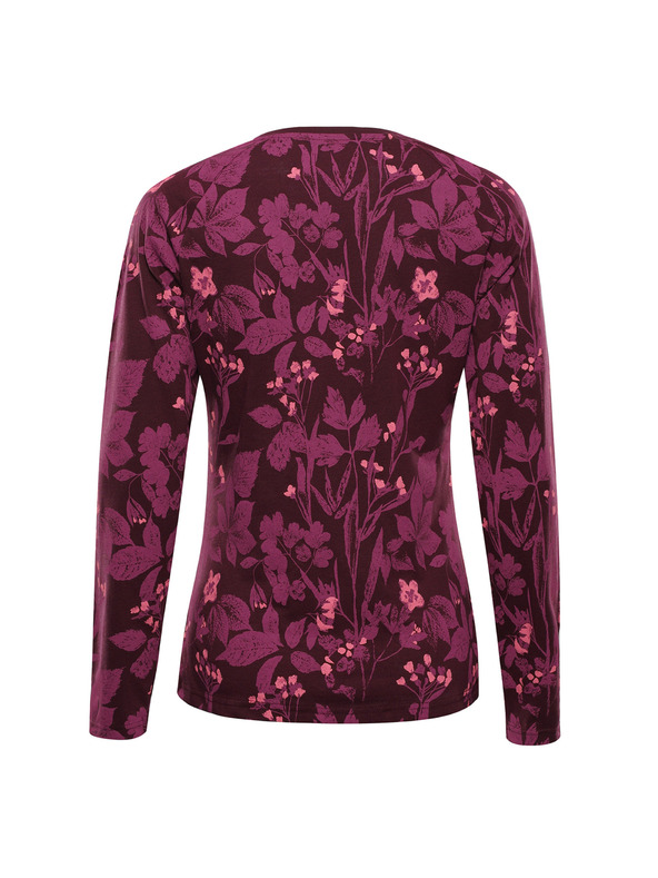 ALPINE PRO Női organikus pamut póló ALPINE PRO GRETTA winetasting változat pa