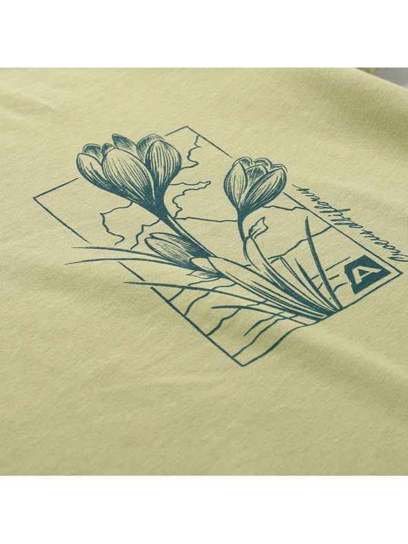 ALPINE PRO Női póló organikus pamutból ALPINE PRO TERMESA weeping willow varianta pb