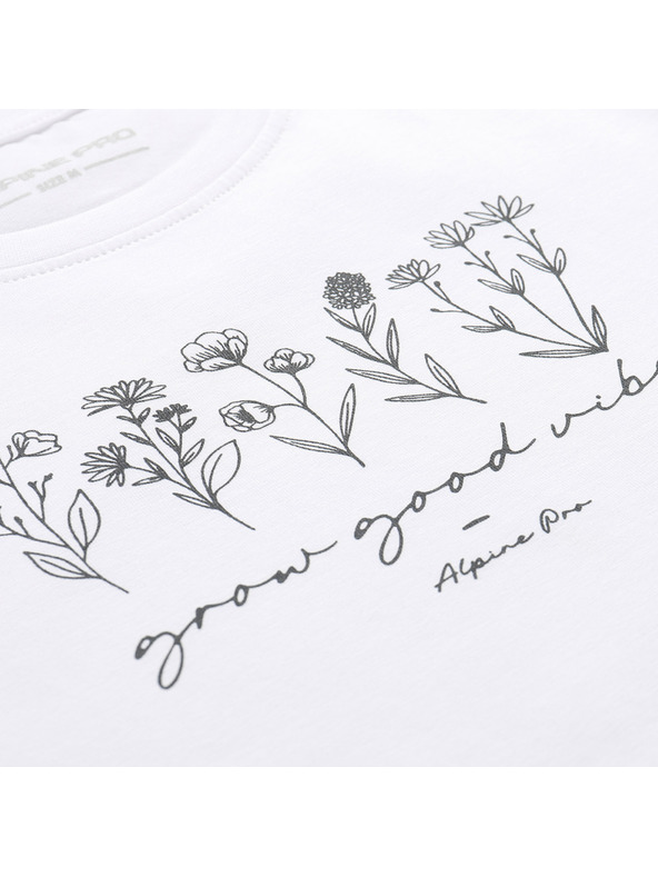 ALPINE PRO Női pamut póló ALPINE PRO MOROLA white varianta pc