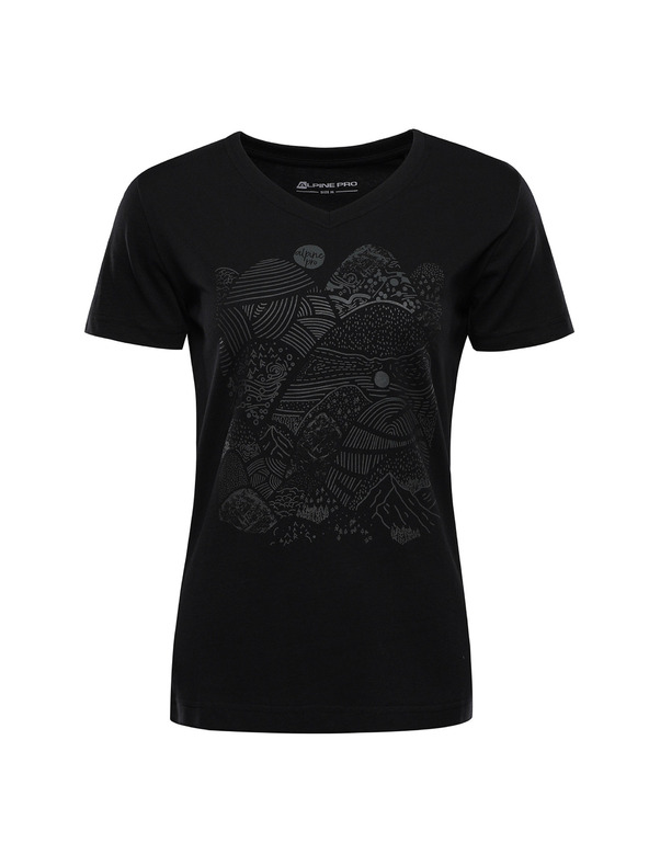 ALPINE PRO Női funkcionális cool-dry póló ALPINE PRO GREMA 2 black varianta pb
