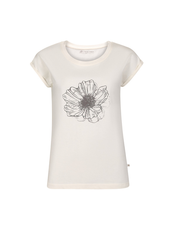 ALPINE PRO Női gyűrődésmentes póló ALPINE PRO NOGERA creme varianta pb