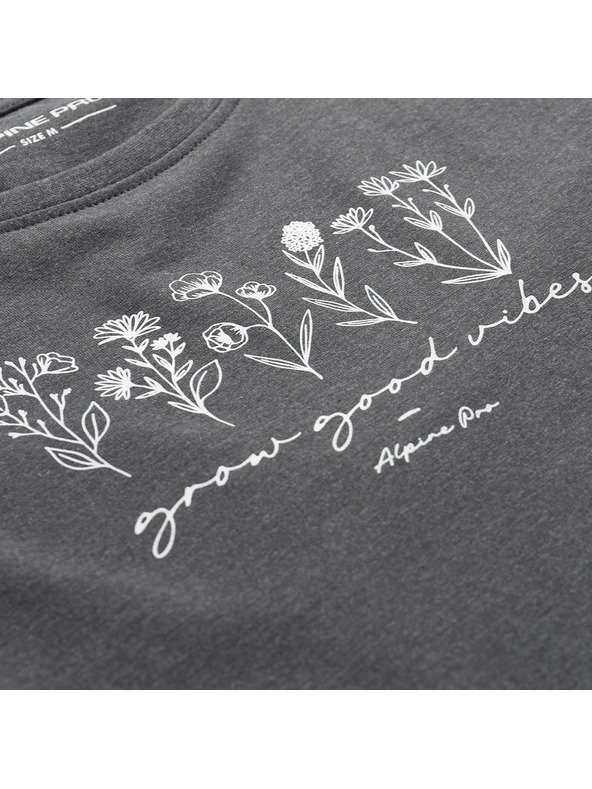 ALPINE PRO Női pamut póló ALPINE PRO MOROLA dk. true gray varianta pc