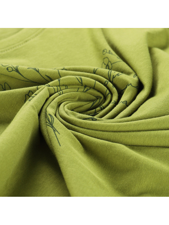 ALPINE PRO Női organikus pamut póló ALPINE PRO TERMESA 3 green oasis varianta pb