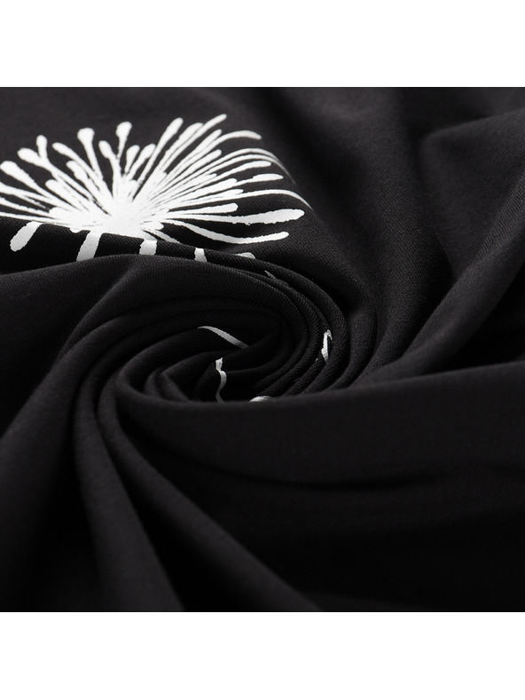 ALPINE PRO Női pamut póló ALPINE PRO MOROLA black varianta pa