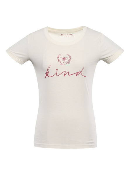 ALPINE PRO Női organikus pamut póló ALPINE PRO TERMESA 2 krém változat pb