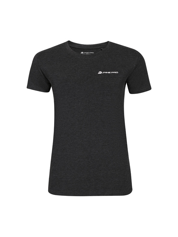 ALPINE PRO Női finom pamut póló ALPINE PRO FRABA fekete