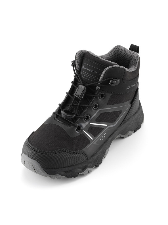 ALPINE PRO Gyerek outdoor cipő ptx membránnal ALPINE PRO MOTENO fekete