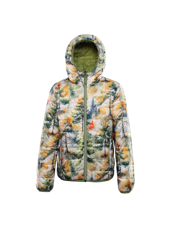 ALPINE PRO Gyerek kétoldalas hi-therm dzseki ALPINE PRO DOUWO turtle green varianta pe