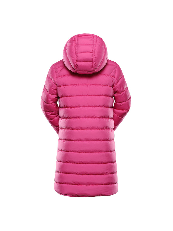 ALPINE PRO Gyerek ultrakönnyű téli kabát ALPINE PRO DEFRO fuchsia fedora
