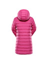 ALPINE PRO Gyerek ultrakönnyű téli kabát ALPINE PRO DEFRO fuchsia fedora