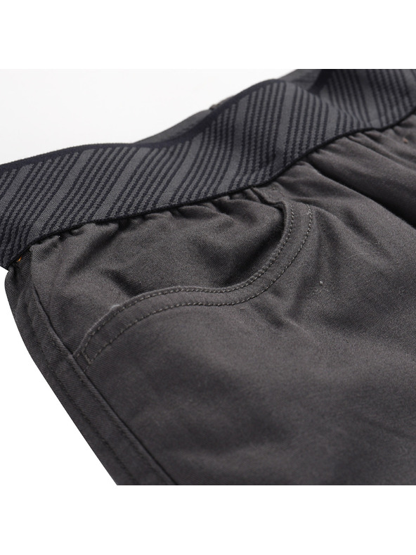ALPINE PRO Gyerek pamut nadrág ALPINE PRO ZAMENO dk.true gray