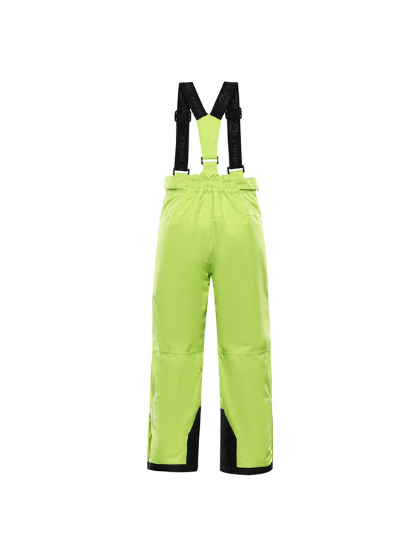 ALPINE PRO Gyerek sínadrág ptx snow membránnal ALPINE PRO EDESO 2 acid lime