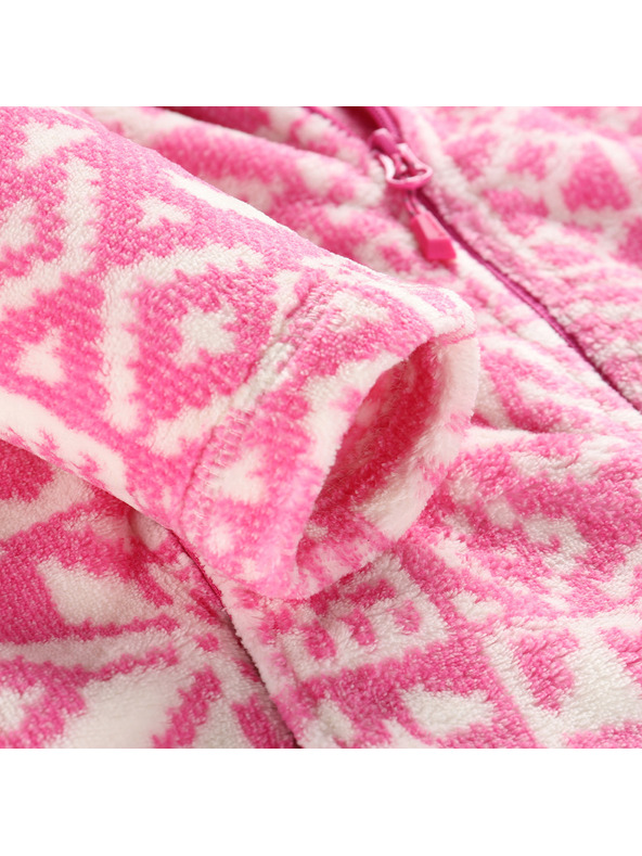 ALPINE PRO Gyerek fleece pulóver supratherm ALPINE PRO EFLINO fuchsia fedora változat pa