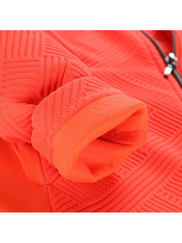 ALPINE PRO Gyerek sportos pulóver ALPINE PRO DOZERO 2 neon piros