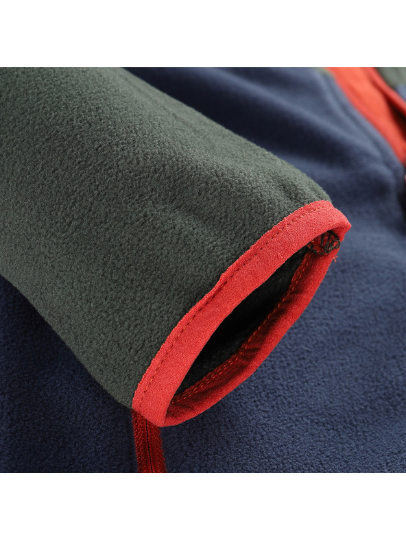 ALPINE PRO Gyerek meleg mikropolár pulóver ALPINE PRO SIUSO 3 petrol