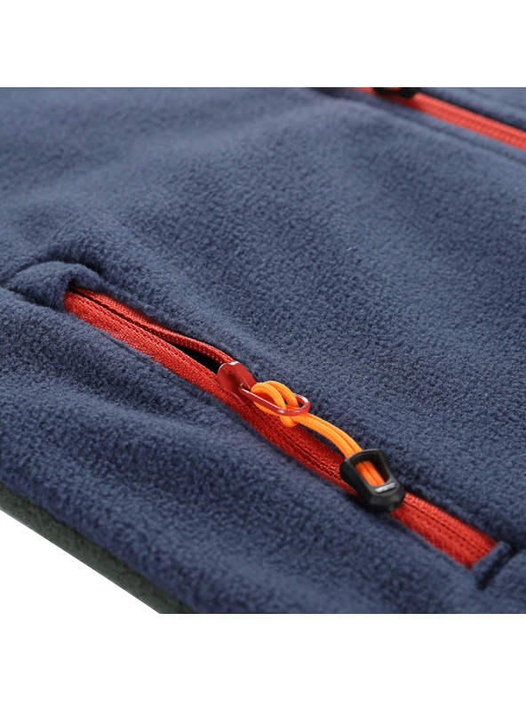 ALPINE PRO Gyerek meleg mikropolár pulóver ALPINE PRO SIUSO 3 petrol