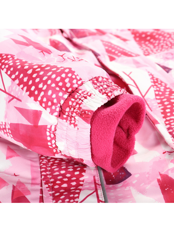 ALPINE PRO Gyerek overall PTX Snow membránnal ALPINE PRO KIREMO neon knockout pink változat