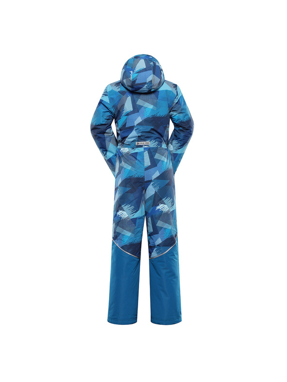 ALPINE PRO Gyerek overall PTX Snow membránnal ALPINE PRO KIREMO neon atomic blue változat