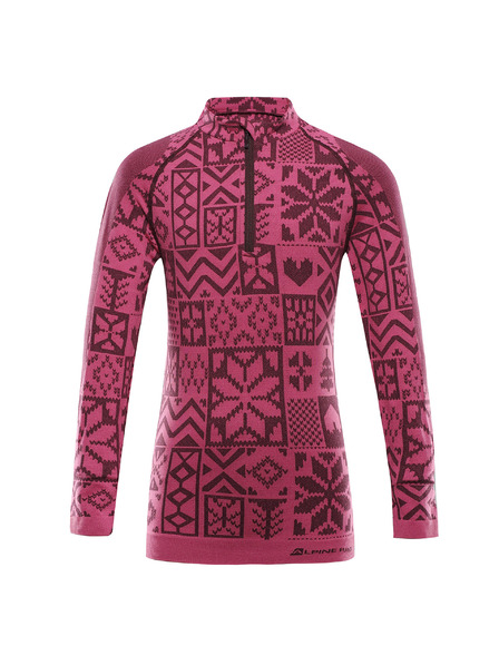 ALPINE PRO Gyerek funkcionális póló ALPINE PRO SEAMO fuchsia fedora