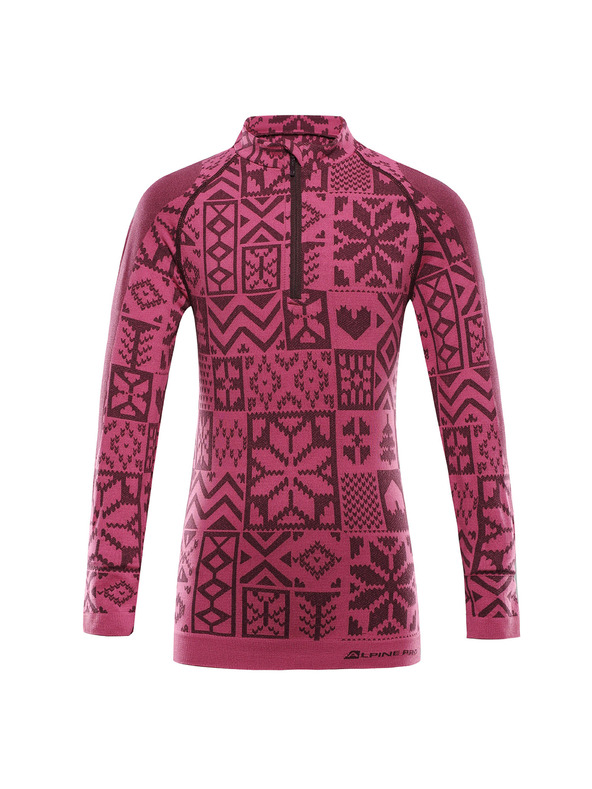 ALPINE PRO Gyerek funkcionális póló ALPINE PRO SEAMO fuchsia fedora