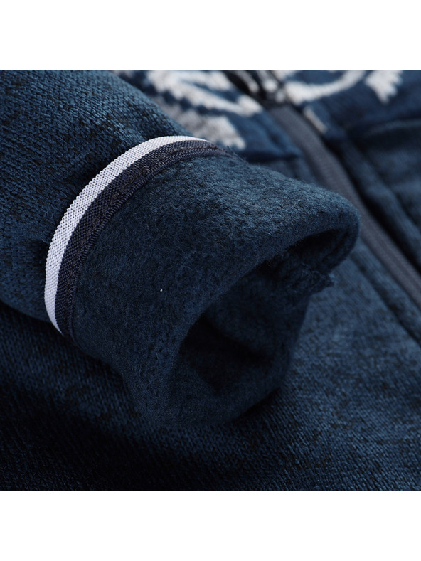 ALPINE PRO Gyerek meleg kapucnis pulóver ALPINE PRO NORESO moonlit ocean változat