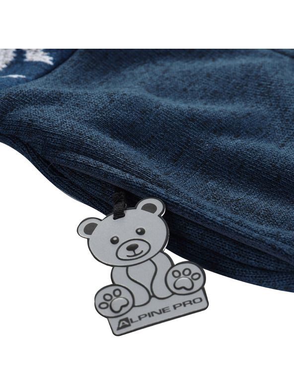ALPINE PRO Gyerek meleg kapucnis pulóver ALPINE PRO NORESO moonlit ocean változat