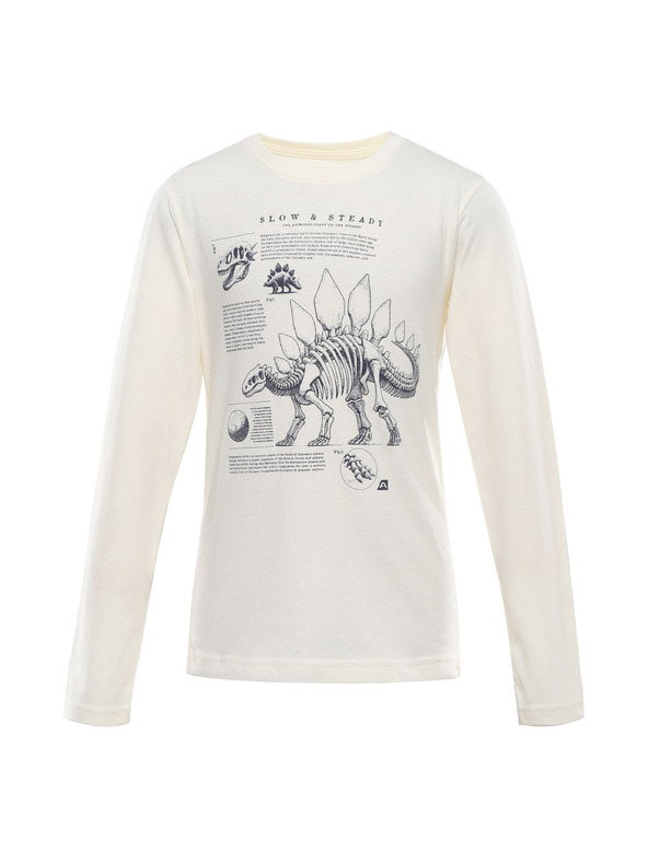 ALPINE PRO ALPINE PRO ECCO 2 gyermek organikus pamut póló creme változat pf