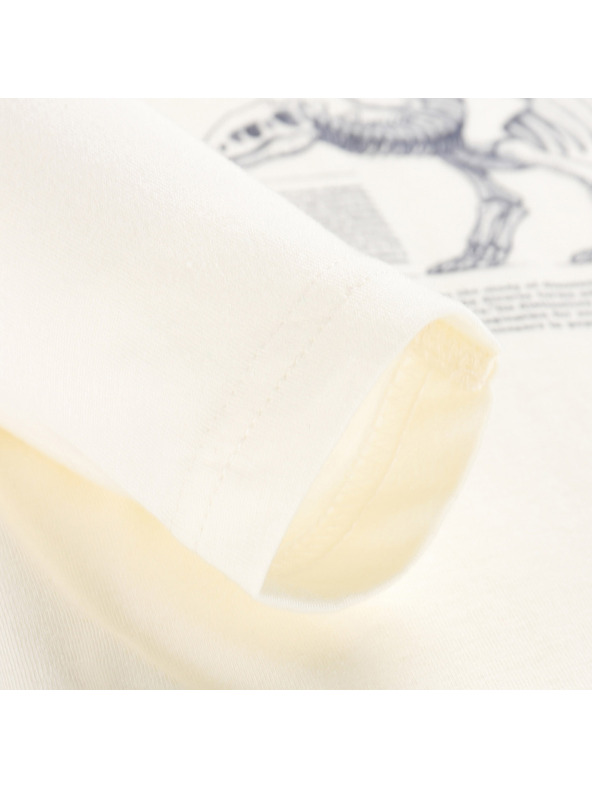 ALPINE PRO ALPINE PRO ECCO 2 gyermek organikus pamut póló creme változat pf