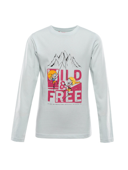 ALPINE PRO ALPINE PRO ECCO 2 gyermek organikus pamut póló sprout green változat pe