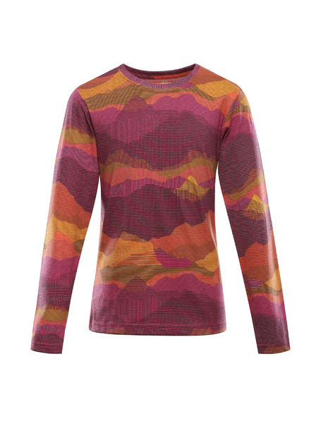 ALPINE PRO ALPINE PRO ECCO 2 gyermek organikus pamut póló fuchsia fedora változat pa