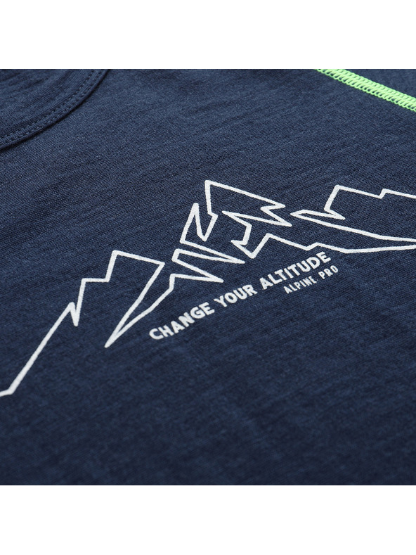 ALPINE PRO Gyerek merino póló ALPINE PRO MERENO holdfényes óceán variáns pa