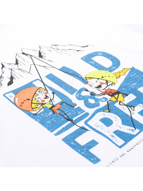 ALPINE PRO Gyerek póló organikus pamutból ALPINE PRO ECOMO 3 white variáns pc