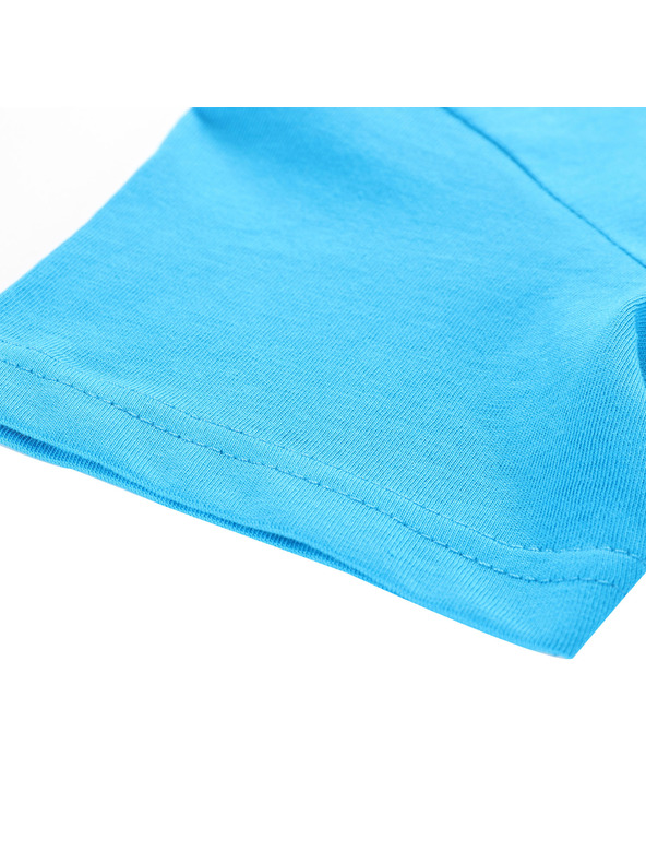 ALPINE PRO Gyerek organikus pamut póló ALPINE PRO ECOMO 3 neon atomkék változat pb