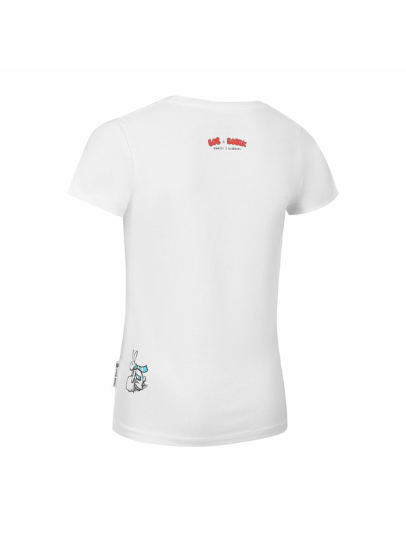 ALPINE PRO Gyerek pamut póló bob és bobek ALPINE PRO BOBBO fehér