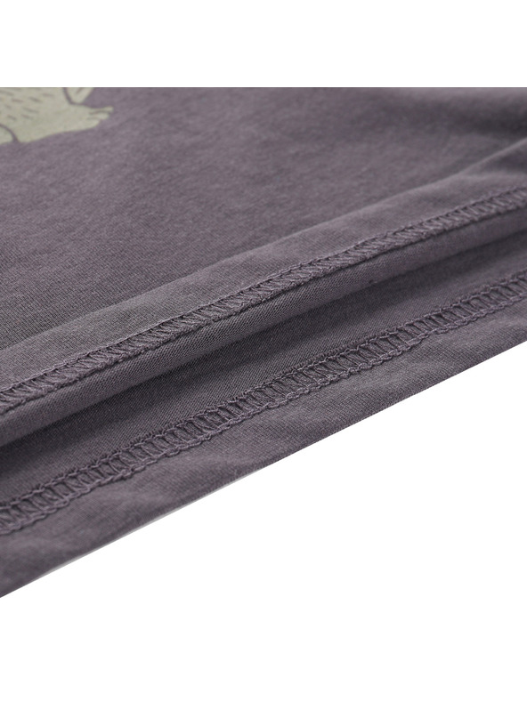 ALPINE PRO Gyerek organikus pamut póló ALPINE PRO ECOMO 3 obszidián változat pa