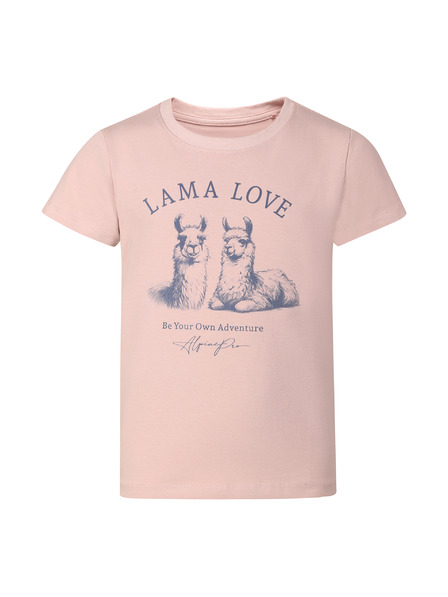 ALPINE PRO Gyerek pamut póló ALPINE PRO SUMEKO barack krém variáns pe