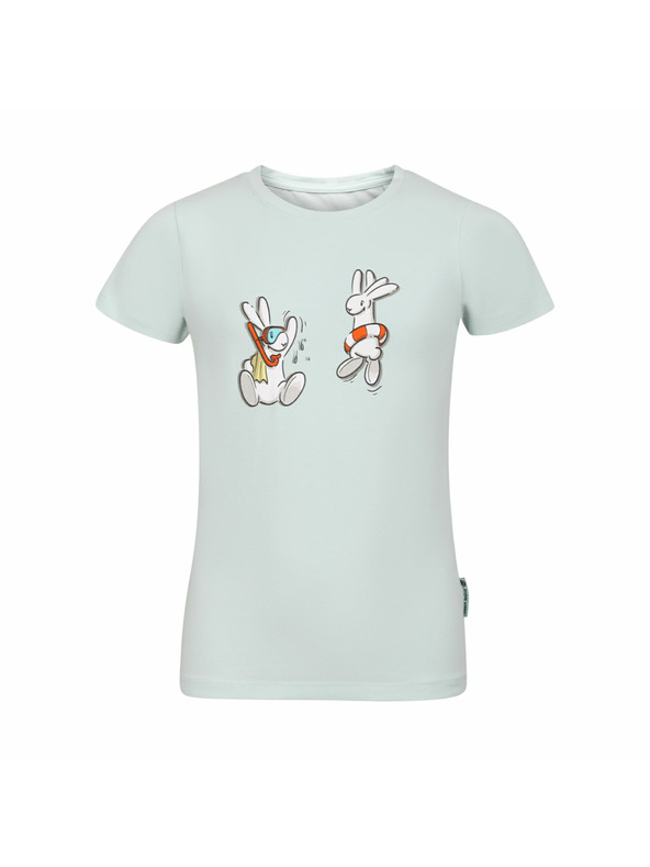 ALPINE PRO Gyerek pamut póló bob és bobek ALPINE PRO BOBBO fűzöld