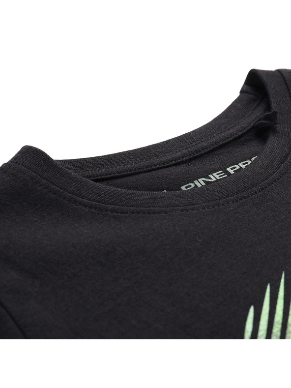 ALPINE PRO Gyerek gyorsan száradó póló cool-dry ALPINE PRO DALLO 3 fekete variáns pb