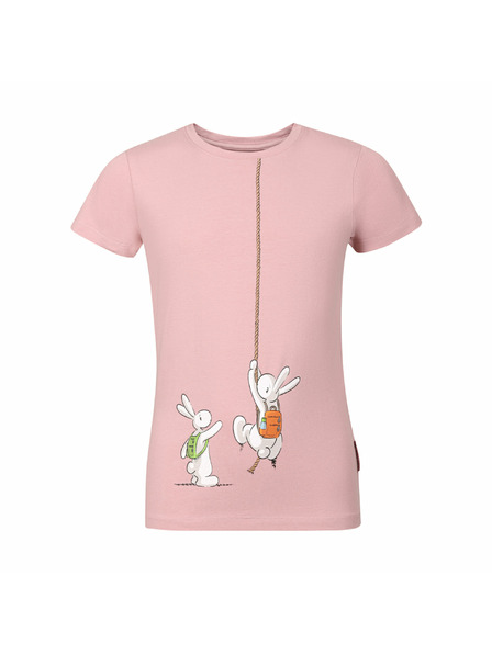 ALPINE PRO Gyerek pamut póló bob és bobek ALPINE PRO BOBBO halvány mályva