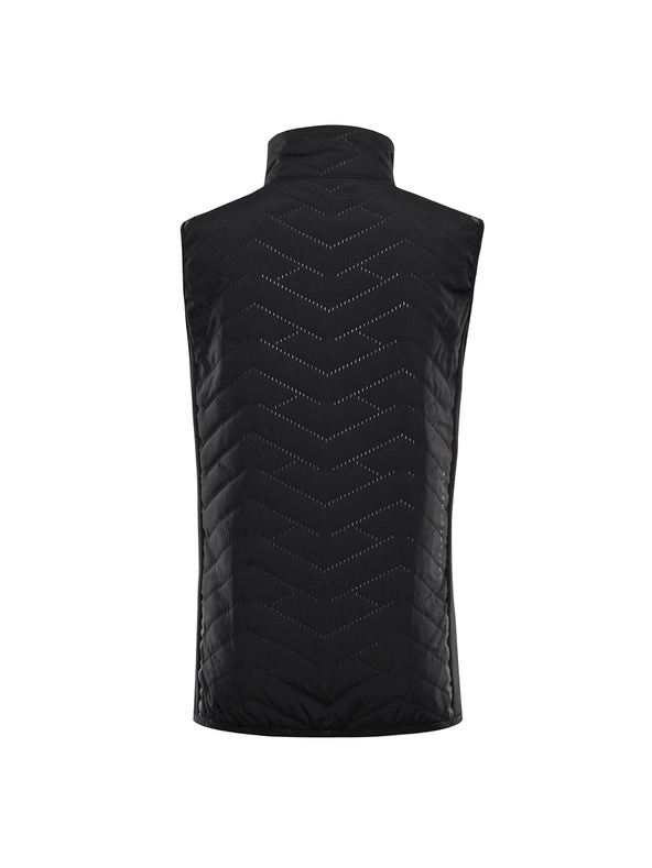 ALPINE PRO Gyerek bélelt mellény fényvisszaverő elemekkel ALPINE PRO BERFO 2 fekete